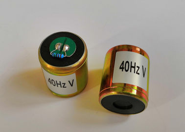 40Hz Geophone Seismic Sensor , Vertical Geophone Horizontal Geophone
