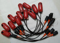 Red Case 10 Hz Hydrophone Cable For Swamp River