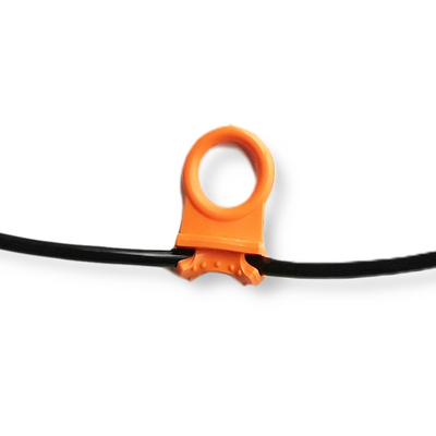 Orange Removable  - Loops Used For Geophone Cable 4.6 Mm O.D